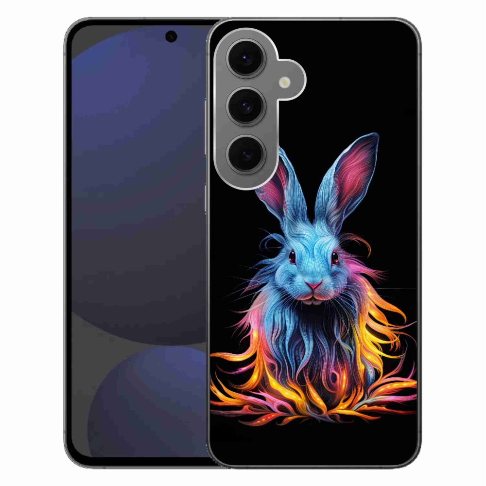 Zselés borítás mmCase Samsung Galaxy S24 FE készülékhez - absztrakt nyúl