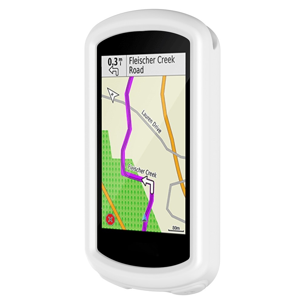 Dissasse szilikon tok Garmin Edge 1030/1030 Plus GPS kerékpáros komputerhez - fehér