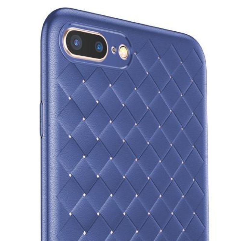 Dissi texturált zselés tok iPhone 8 Plus és iPhone 7 Plus készülékhez - kék