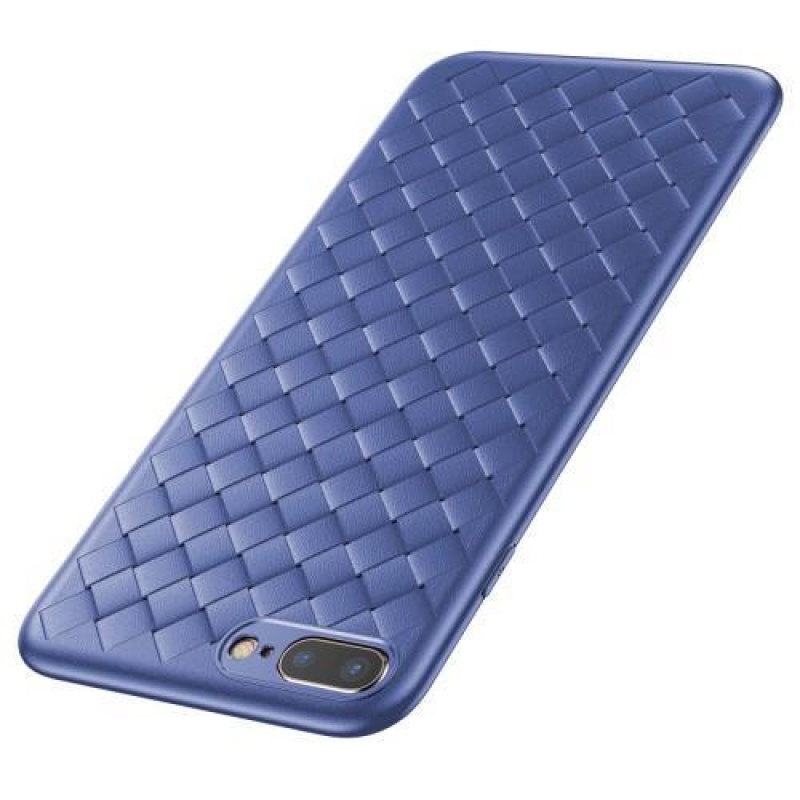 Dissi texturált zselés tok iPhone 8 Plus és iPhone 7 Plus készülékhez - kék