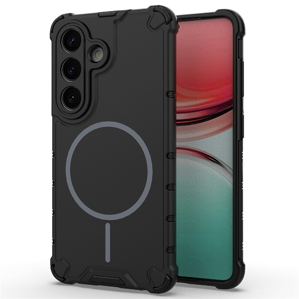 Dissi tartós borító MagSafe támogatással Samsung Galaxy S26/S26 Pro készülékhez - fekete