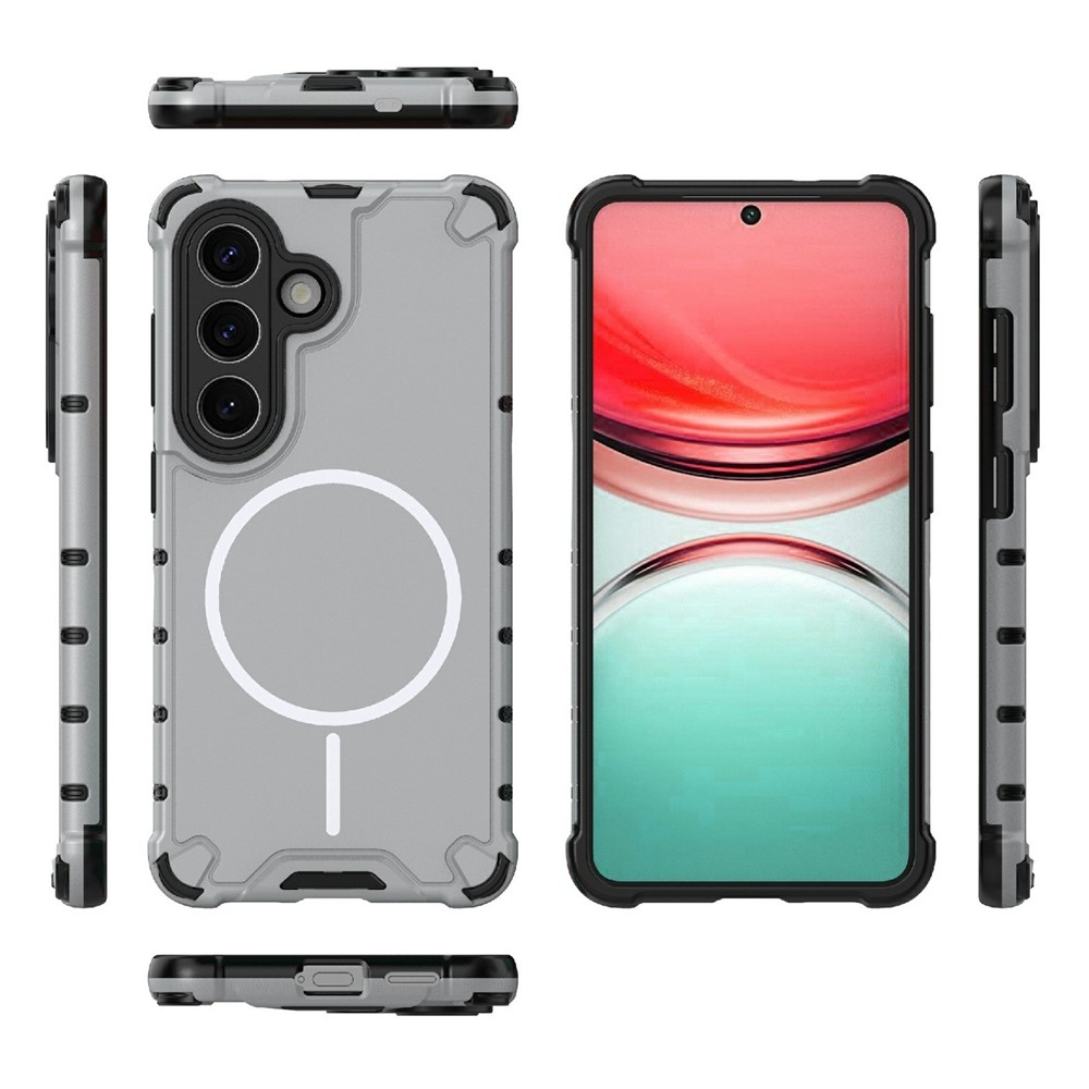 Dissi tartós borító MagSafe támogatással Samsung Galaxy S26/S26 Pro készülékhez - világosszürke