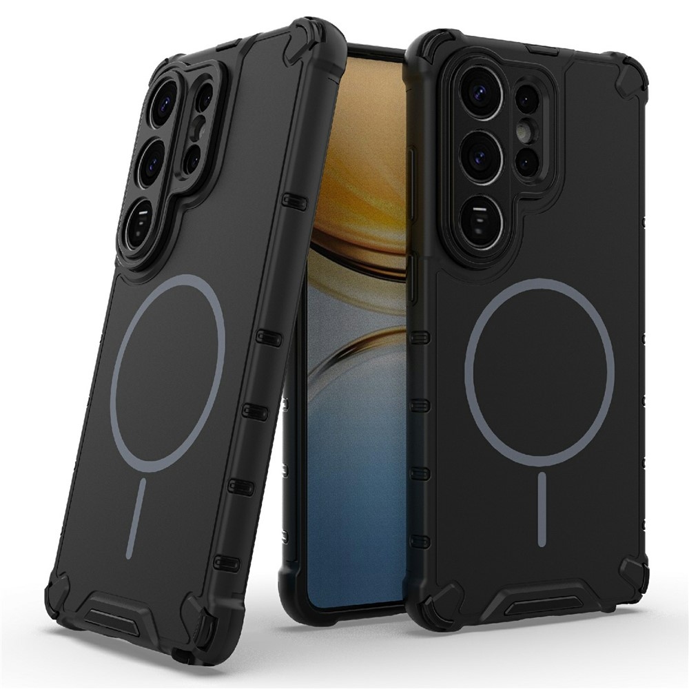 Dissi tartós borító MagSafe támogatással Samsung Galaxy S26 Ultra készülékhez - fekete