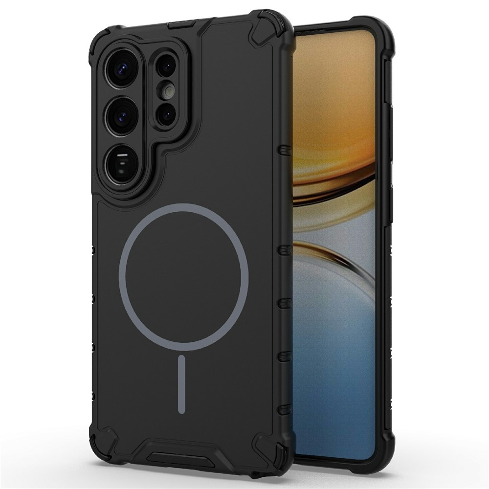 Dissi tartós borító MagSafe támogatással Samsung Galaxy S26 Ultra készülékhez - fekete