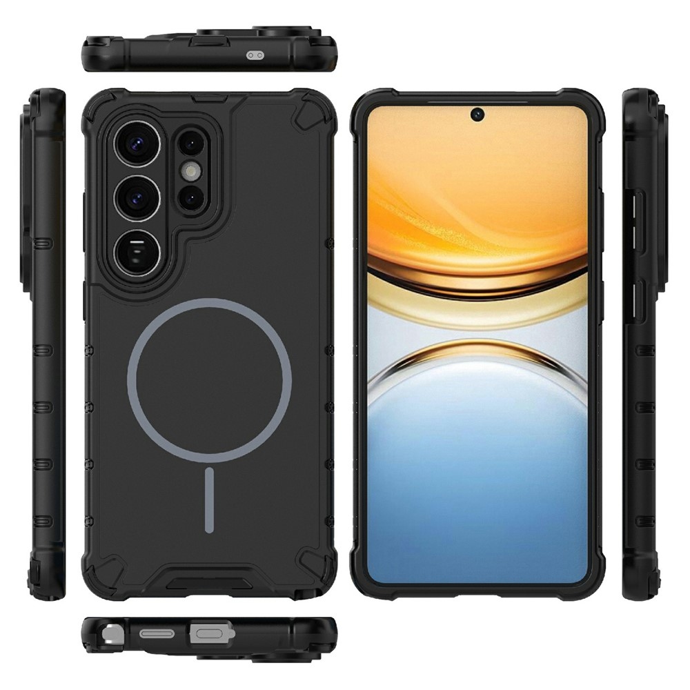 Dissi tartós borító MagSafe támogatással Samsung Galaxy S26 Ultra készülékhez - fekete