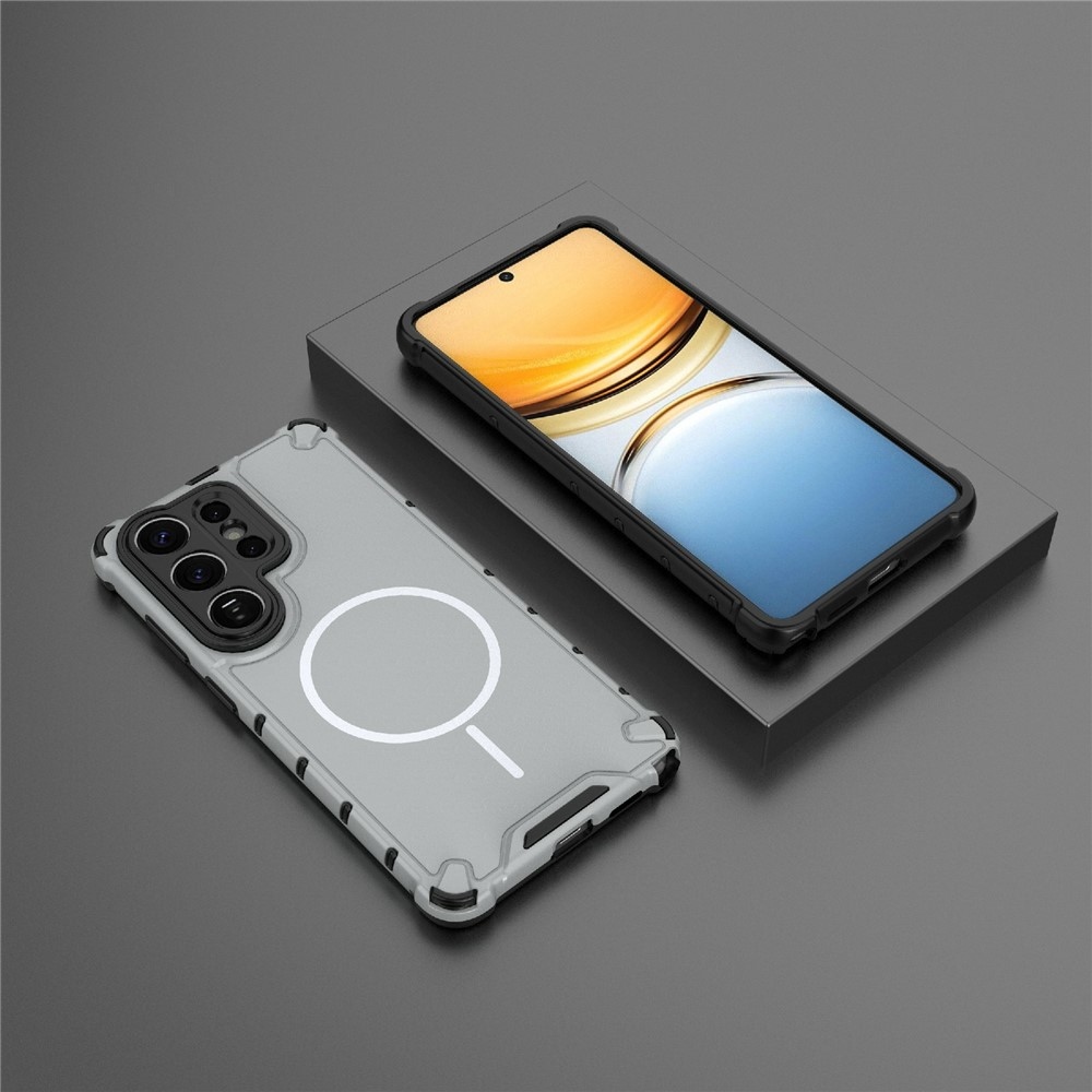 Dissi tartós védőborítás MagSafe támogatással Samsung Galaxy S26 Ultra készülékhez - világosszürke