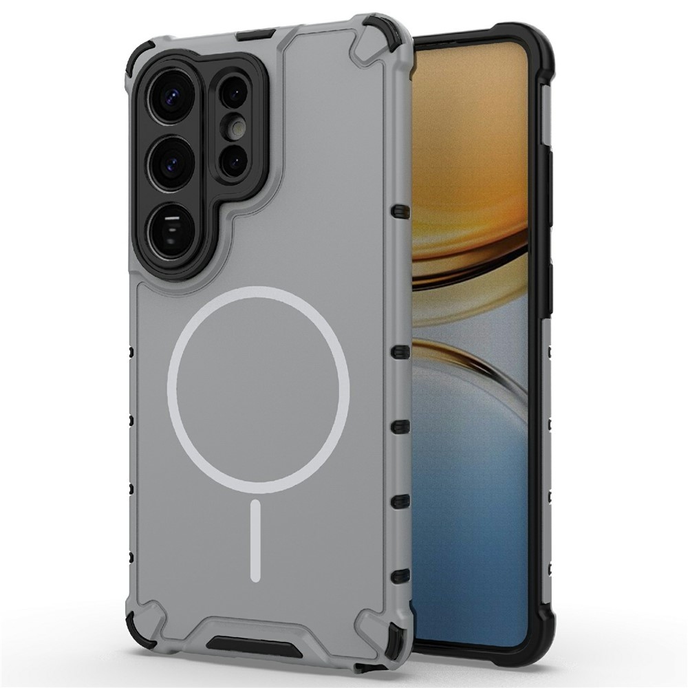 Dissi tartós védőborítás MagSafe támogatással Samsung Galaxy S26 Ultra készülékhez - világosszürke