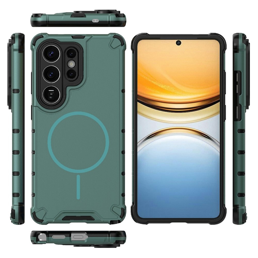 MagSafe támogatással ellátott, vízálló borítás Samsung Galaxy S26 Ultra készülékhez - zöld