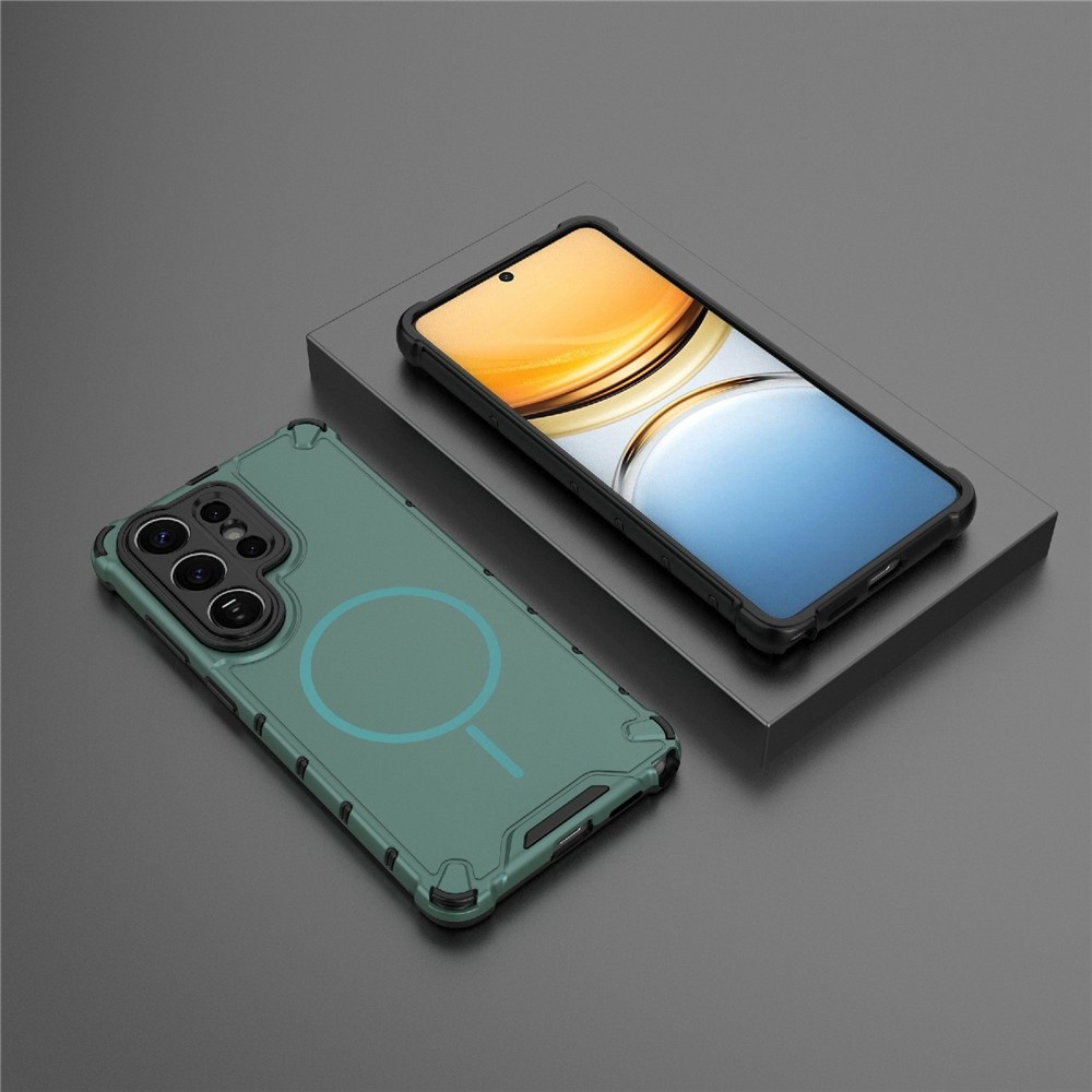 MagSafe támogatással ellátott, vízálló borítás Samsung Galaxy S26 Ultra készülékhez - zöld