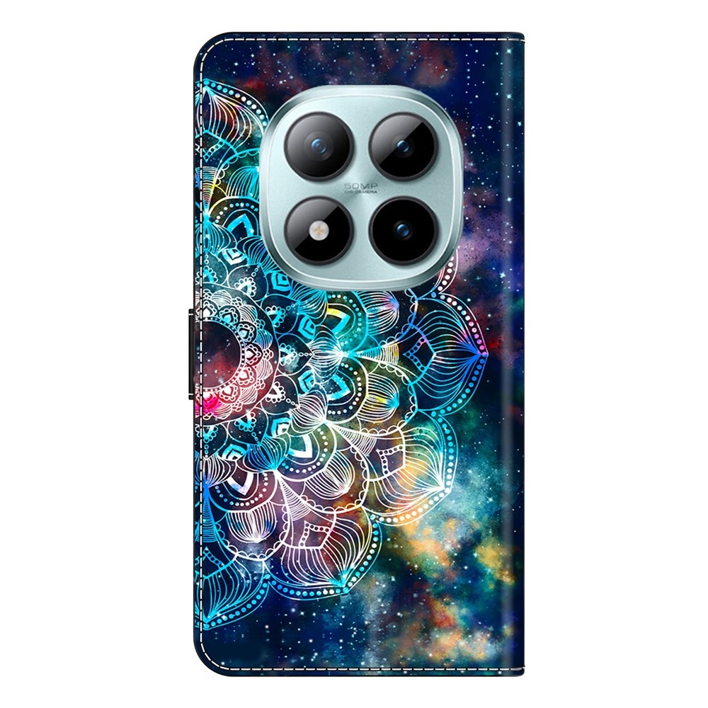 Különleges könyv tok a Xiaomi Poco M8 5G/Redmi Note 15 5G/Note 15 4G - színes mandala számára