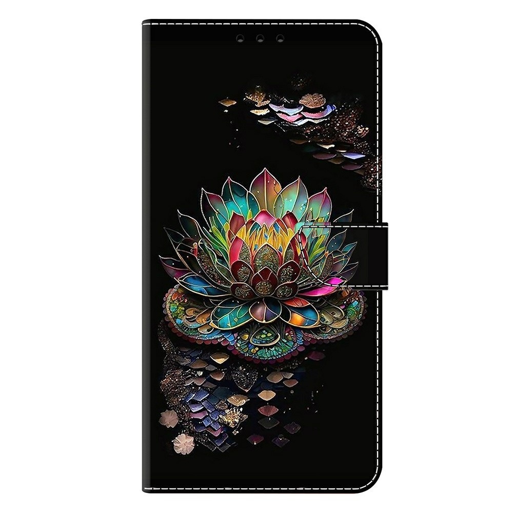 Különleges könyv tok Xiaomi Poco M8 5G/Redmi Note 15 5G/Note 15 4G - lotus