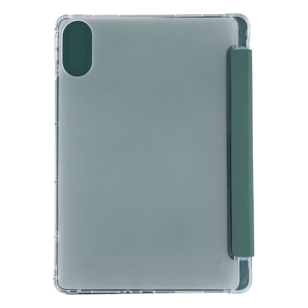Háromrétegű intelligens, összecsukható Xiaomi Redmi Pad 2 tablet tok - sötétzöld