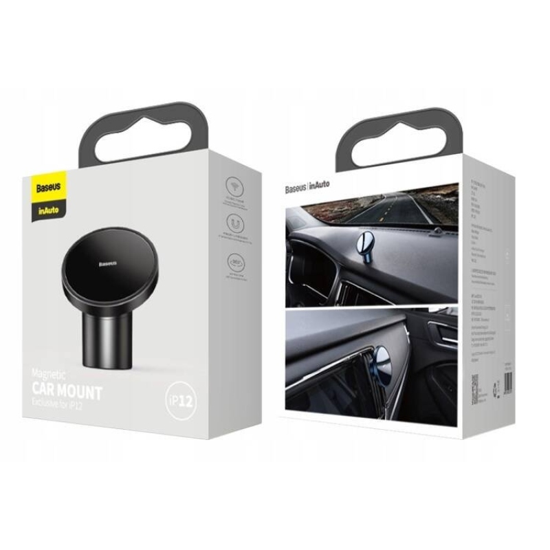 Baseus NeoGravity 2in1 mágneses autós tartó Cluster Fekete