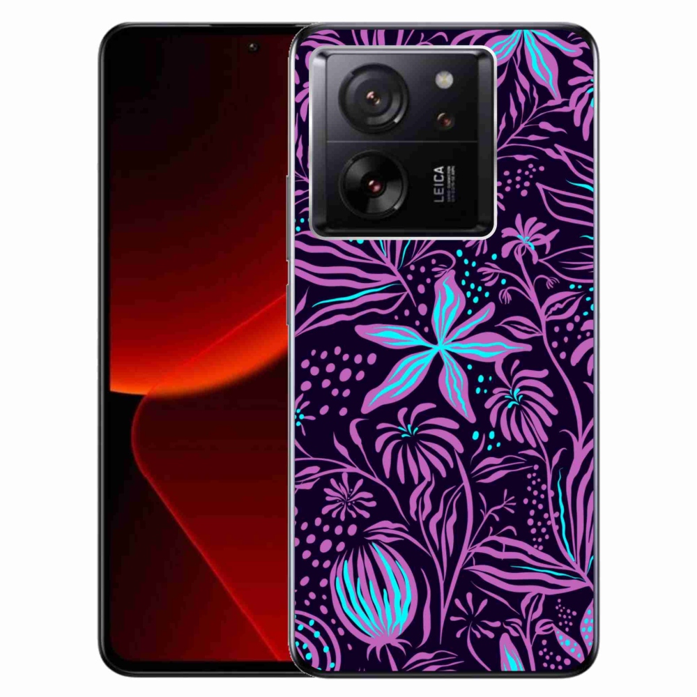 Zselés borítás mmCase a Xiaomi 13T/13T Pro számára - virágok 2