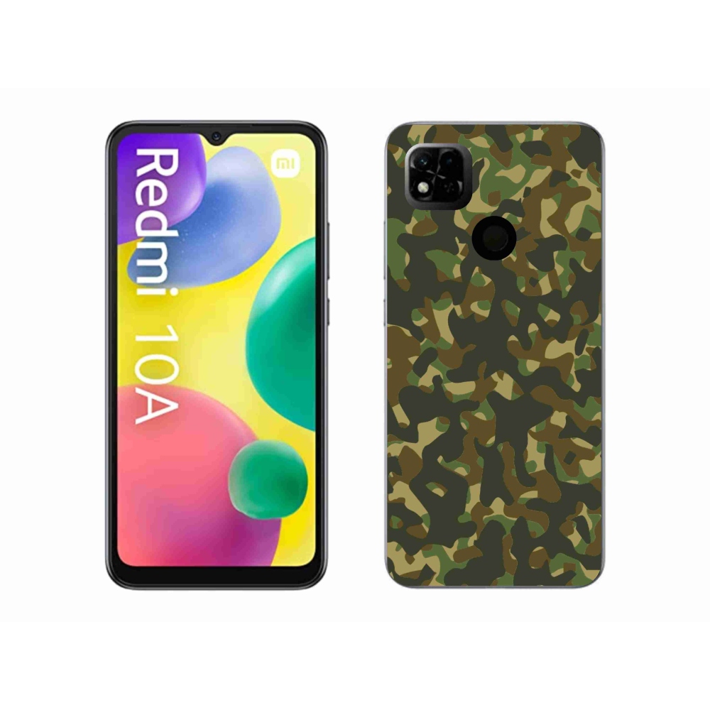 Gél borítás mmCase a Xiaomi Redmi 10A számára - terepszínű minta 1