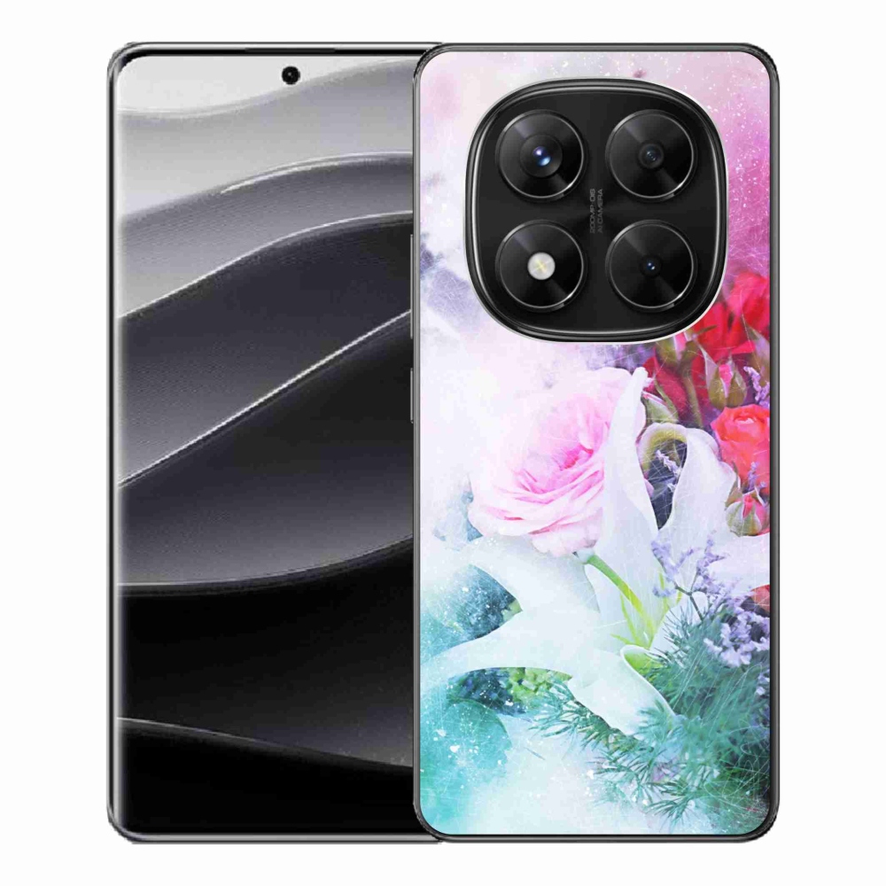 Gél borítás mmCase a Xiaomi Redmi Note 14 Pro 5G/Poco X7 5G számára - virágok 4