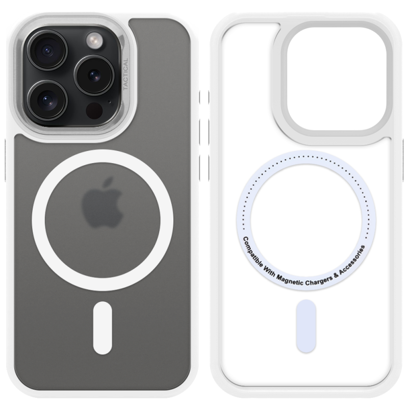 Tactical MagForce Hyperstealth 3.0 tok az Apple iPhone 15 Pro Snow White modellhez