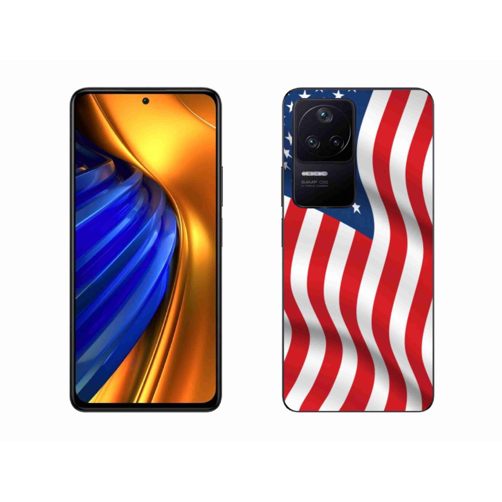Gél borítás mmCase a Xiaomi Poco F4-hez - USA zászló