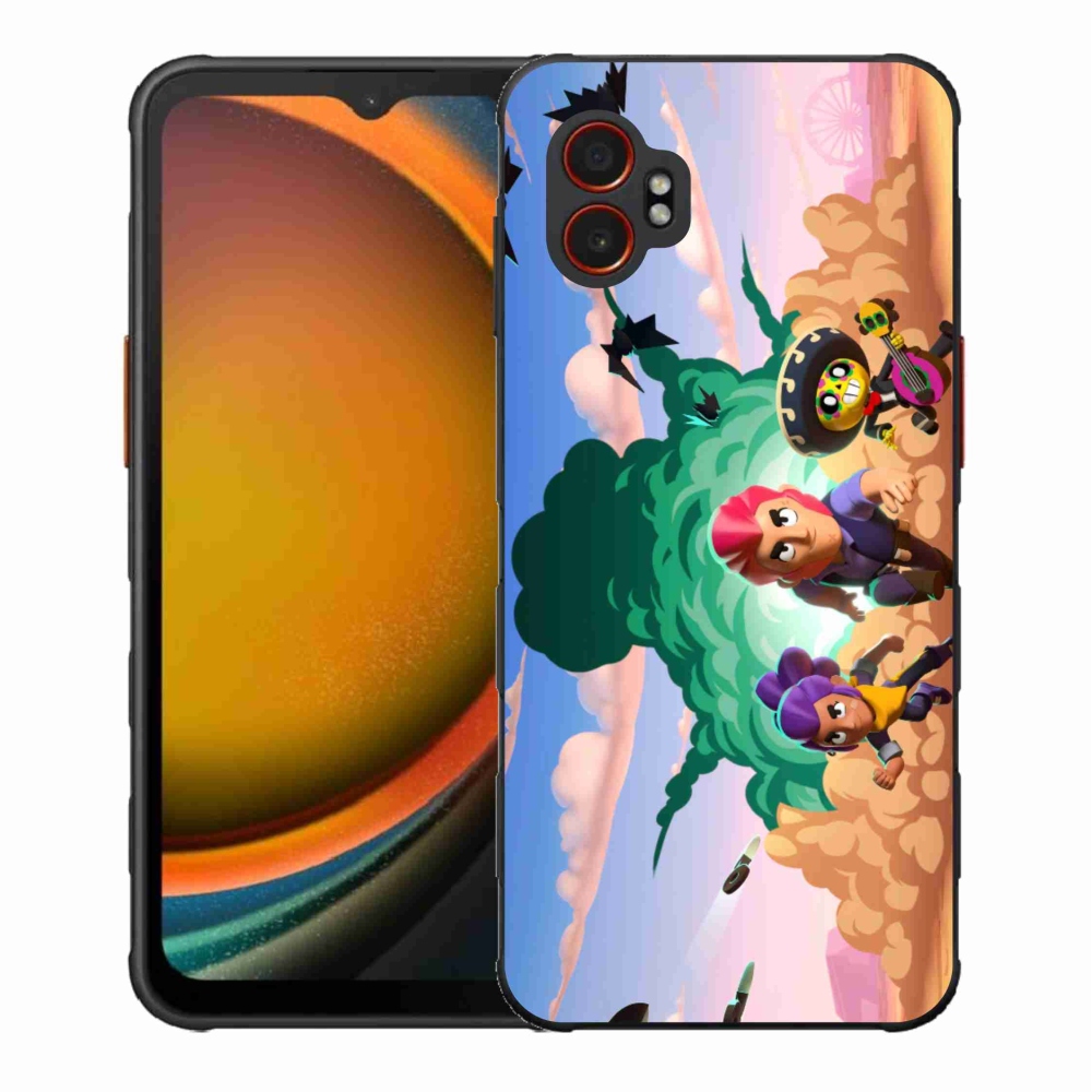 Gél borítás mmCase Samsung Galaxy Xcover 7 Pro - verekedés csillagok