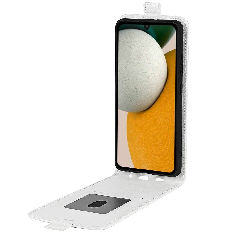 Függőleges könyvtáska Samsung Galaxy A15 4G/5G készülékhez - fehér