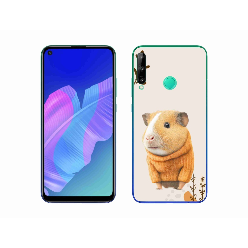 Gél borítás mmCase a Huawei P40 Lite E számára - tengerimalac pulóverben
