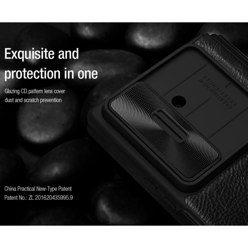 Nillkin Qin Book PRO Pen Slot Case for Samsung Galaxy Z Fold 7 fekete