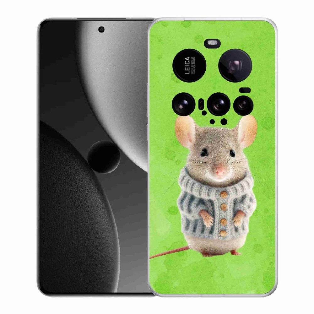 Gél borítás mmCase a Xiaomi 15 Ultra - egér pulóverben