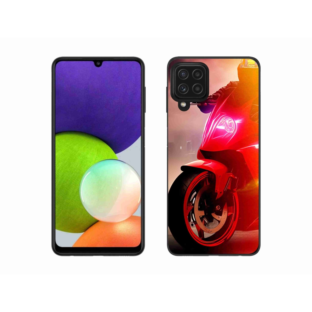 Gél borítás mmCase Samsung Galaxy A22 4G - motorkerékpárhoz