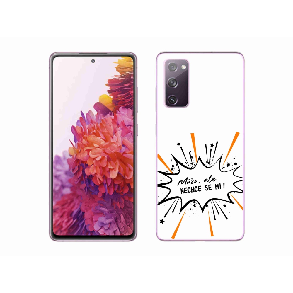 Gél borítás mmCase Samsung Galaxy S20 FE - vicces szöveg 11 fehér háttér