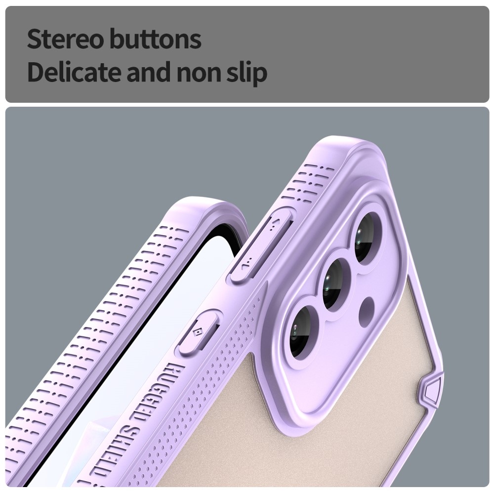 Fagyasztott tartós borítás Samsung Galaxy A56 5G készülékhez - lila