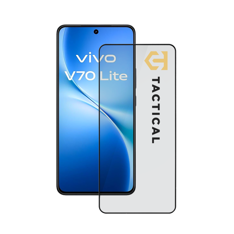 Tactical Glass Shield 5D üveg a Vivo V70 Lite Black készülékhez