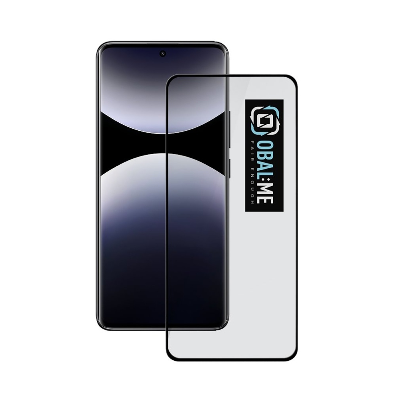 CSOMAG:ME 5D edzett üveg Xiaomi Redmi Note 14 Pro+ 5G Fekete