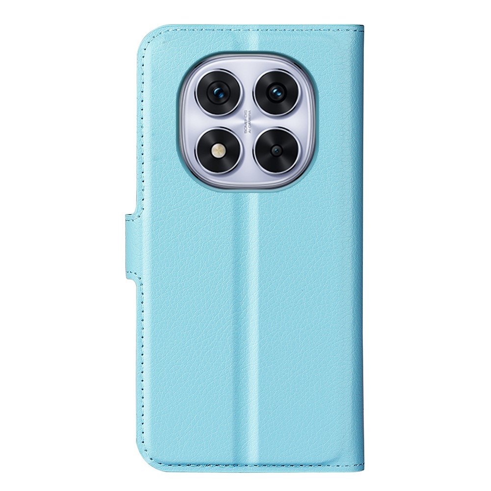 Litchi könyv tok Xiaomi Redmi Note 14 Pro 5G/Poco X7 5G - kék