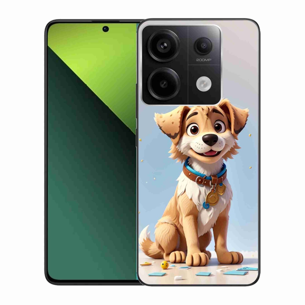 Gél borítás mmCase a Xiaomi Redmi Note 13 Pro 5G/Poco X6 5G számára - rajzfilm kölyökkutya