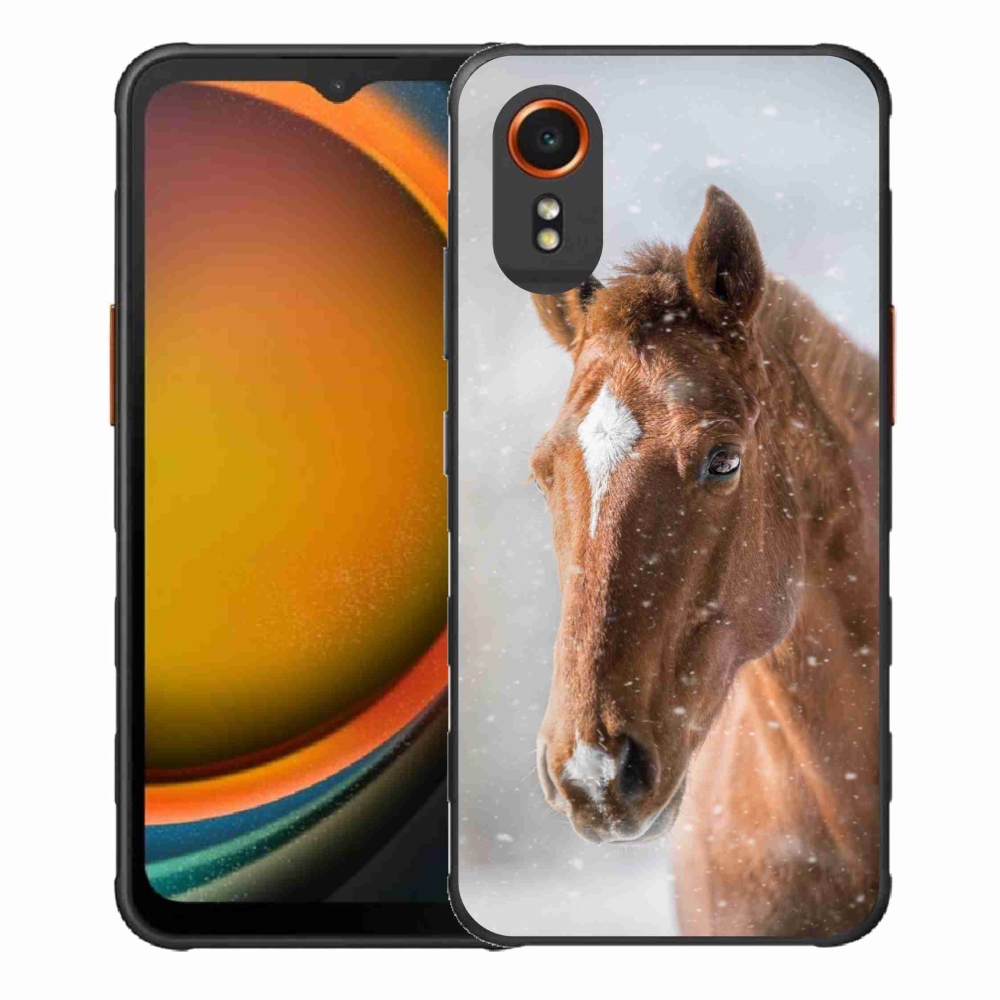 Zselés borítás mmCase Samsung Galaxy Xcover 7 - barna ló 2