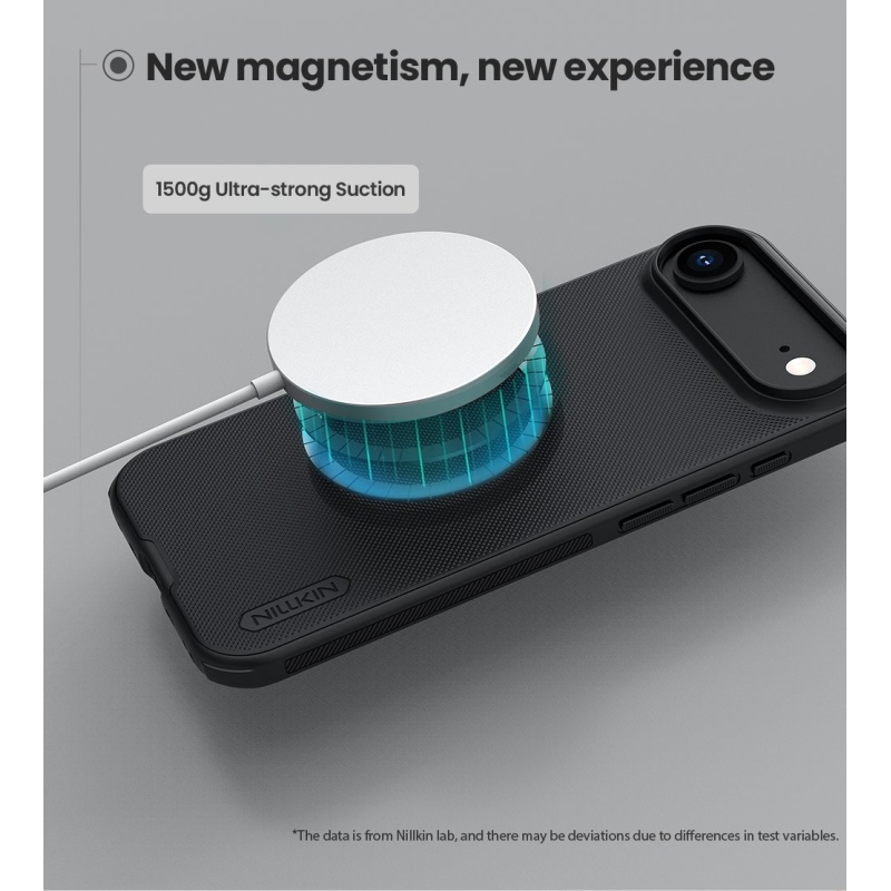 Nillkin Super Frosted PRO mágneses hátlap az Apple iPhone Air készülékhez Fekete