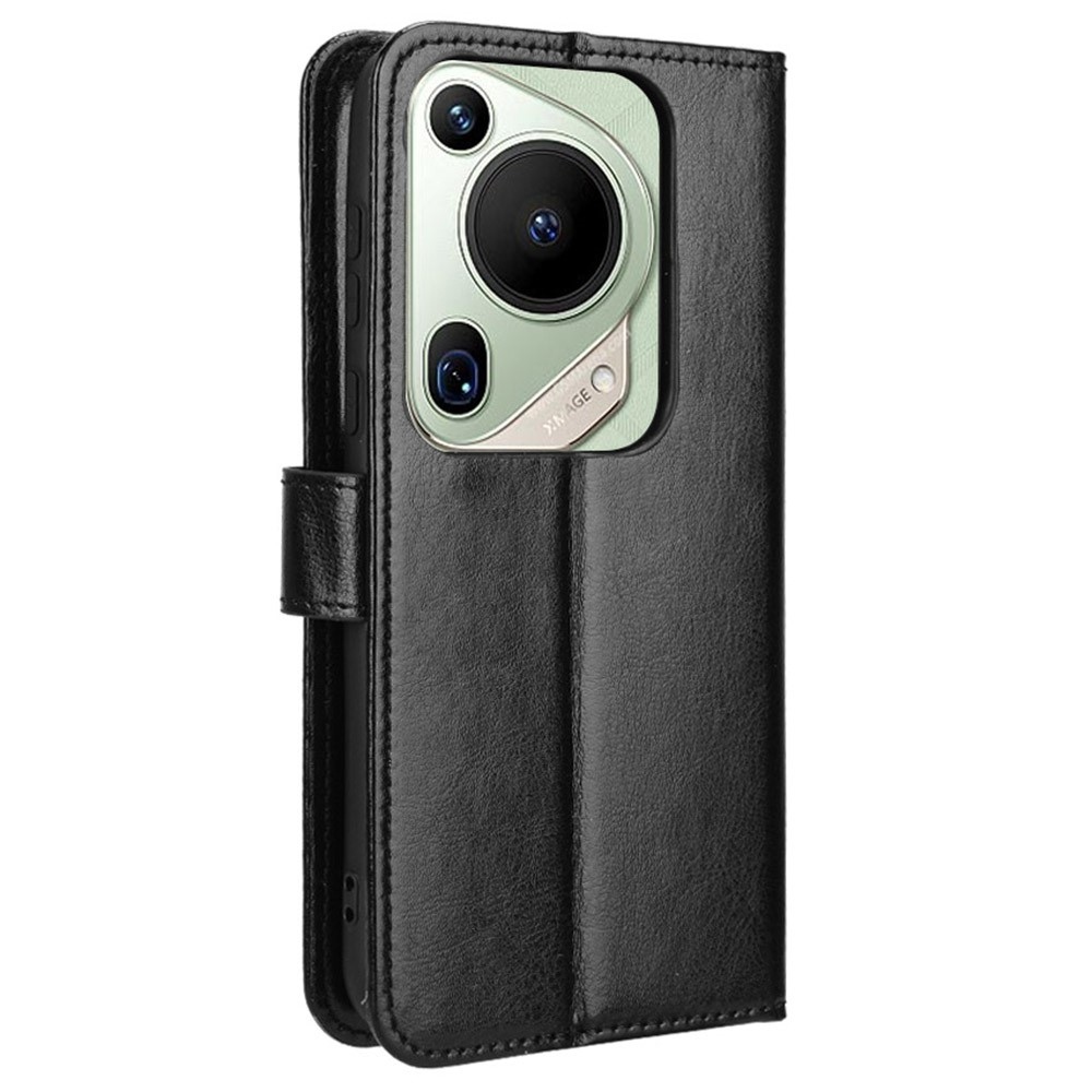 Őrült könyvtáska Huawei Pura 70 Pro-hoz - fekete