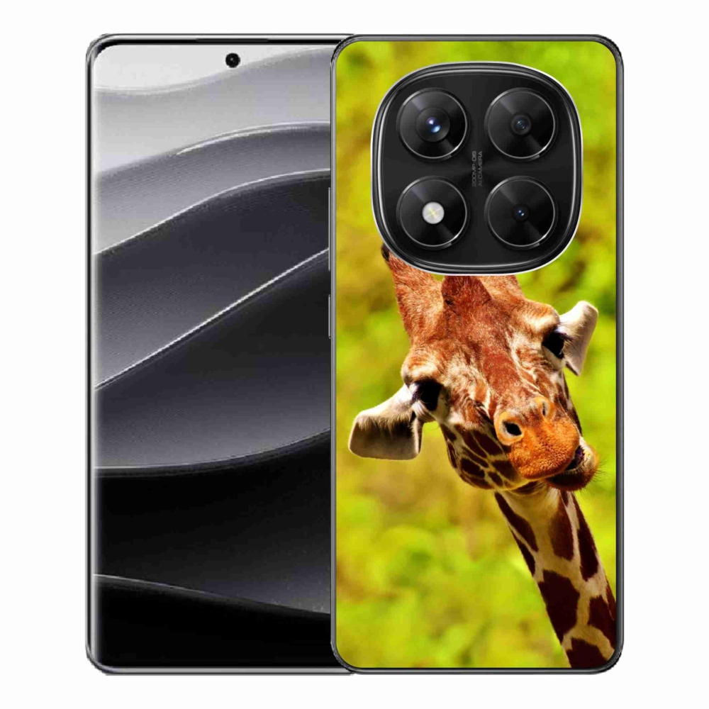 Gél borítás mmCase a Xiaomi Redmi Note 14 Pro 5G/Poco X7 5G számára - zsiráf