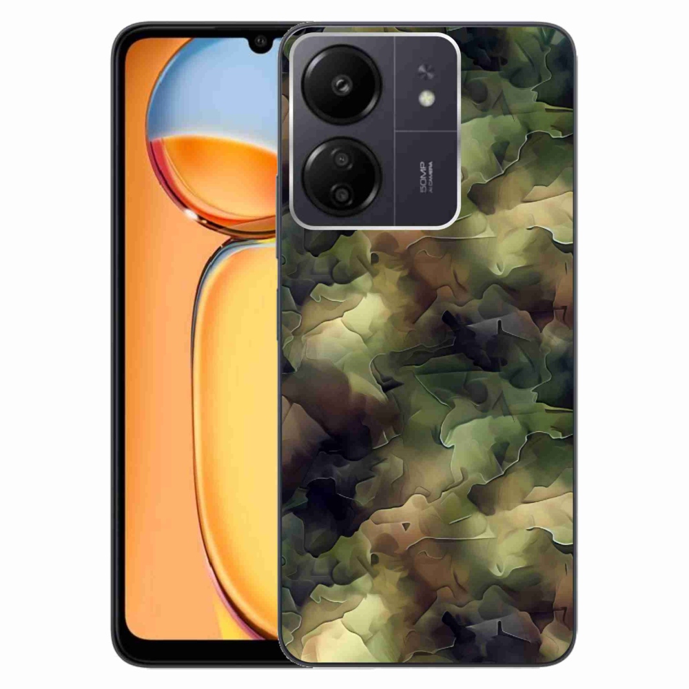 Gél borítás mmCase a Xiaomi Poco C65/Redmi 13C számára - terepszínű minta 10