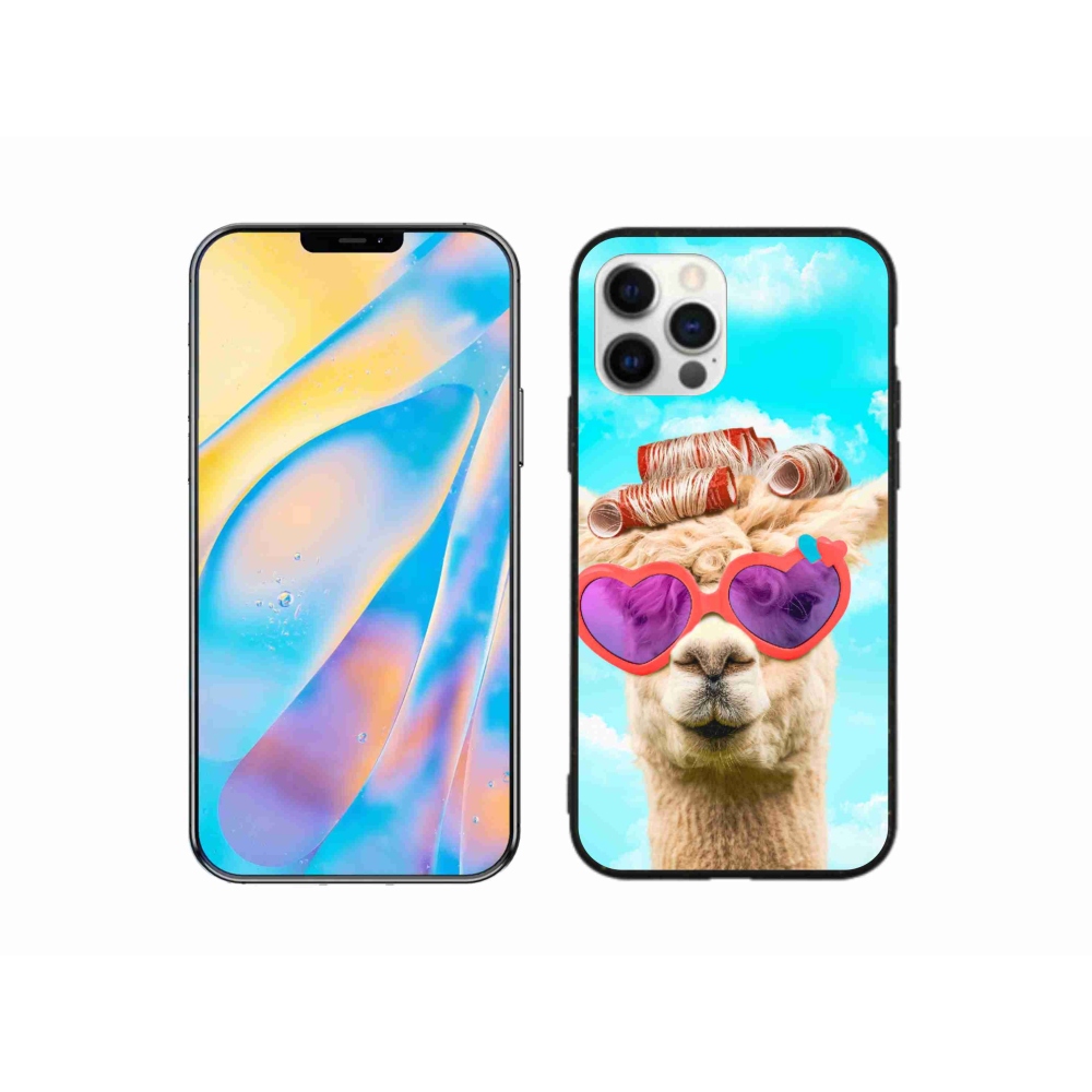 Zselés borítás mmCase iPhone 12 készülékhez - szemüveges láma