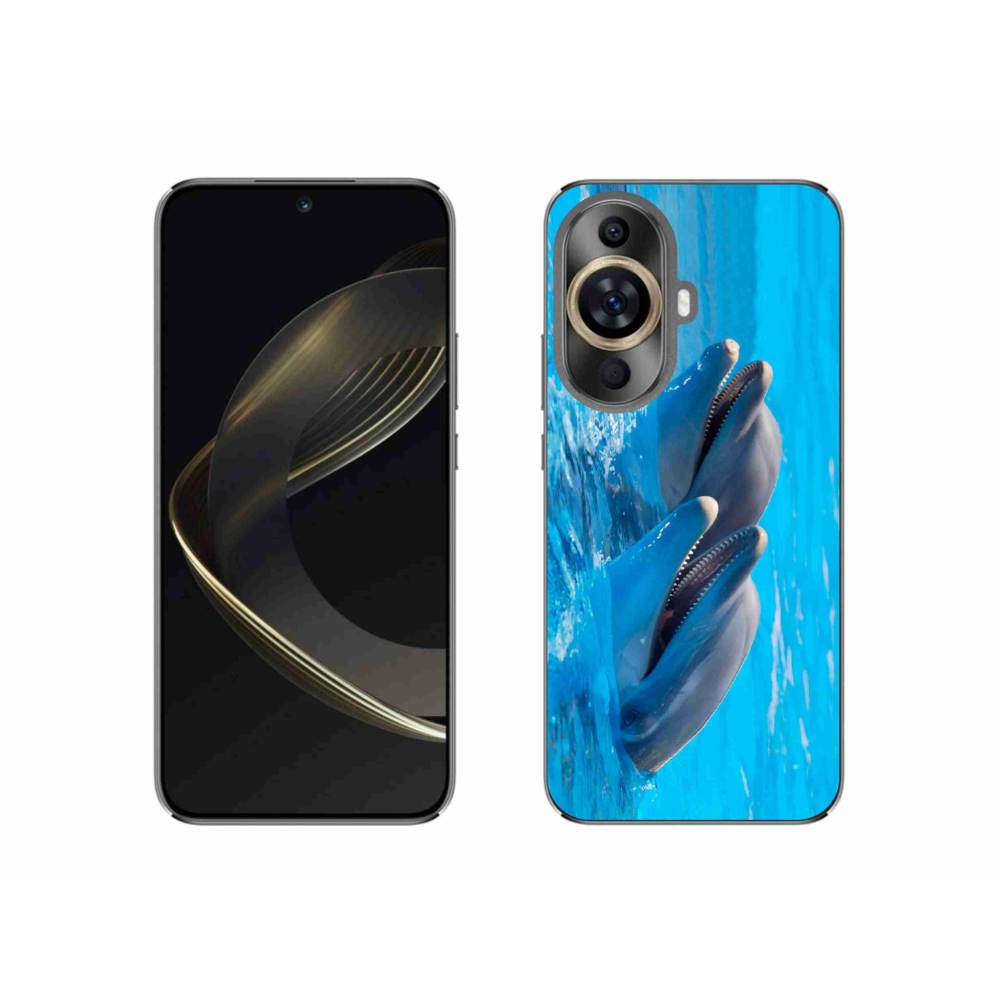 Gél borítás mmCase a Huawei Nova 11 készülékre - delfinek