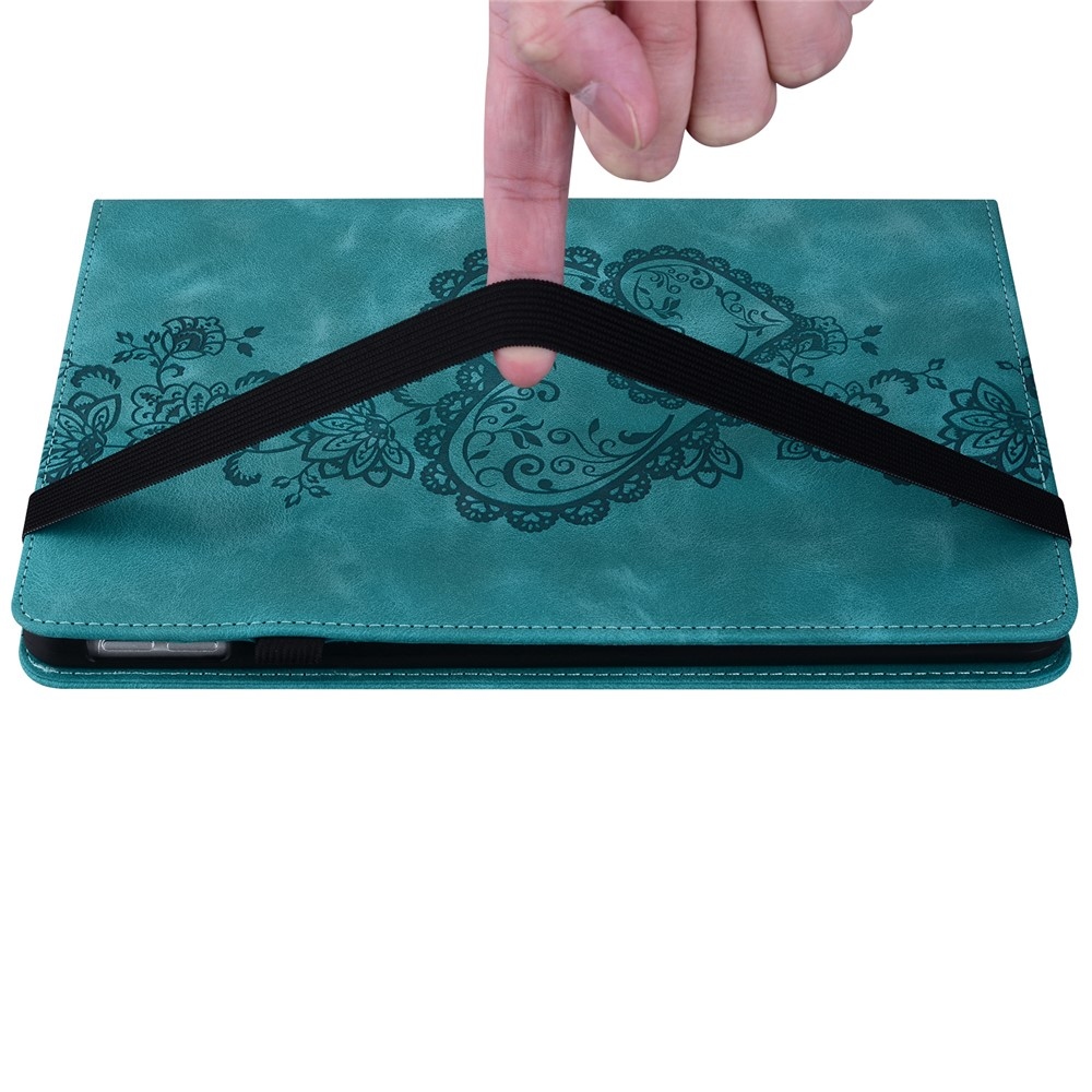 Szív záródású tok Xiaomi Redmi Pad SE 8.7 tablethez - zöld