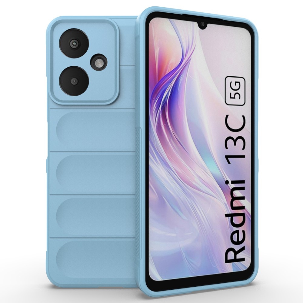 Rugg tartós zselés tok Xiaomi Redmi 13C 5G - világoskék színben