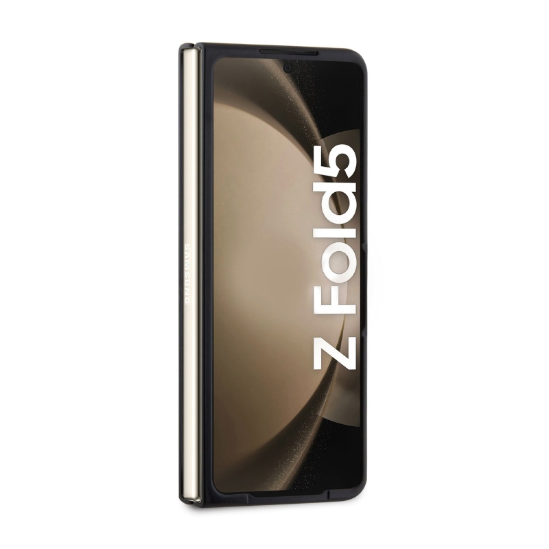Karl Lagerfeld PU Saffiano Karl és Choupette NFT hátlap Samsung Galaxy Z Fold 5 fekete