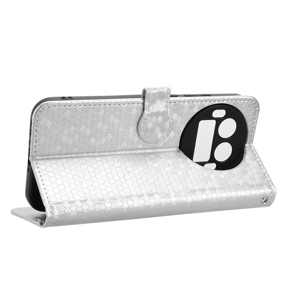 Dot könyvtáska a Realme GT 8 Pro 5G készülékhez - ezüst színű