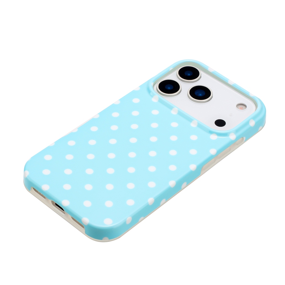 Dots gél tok iPhone 18 Pro Max/17 Pro Max mobiltelefonhoz – kék