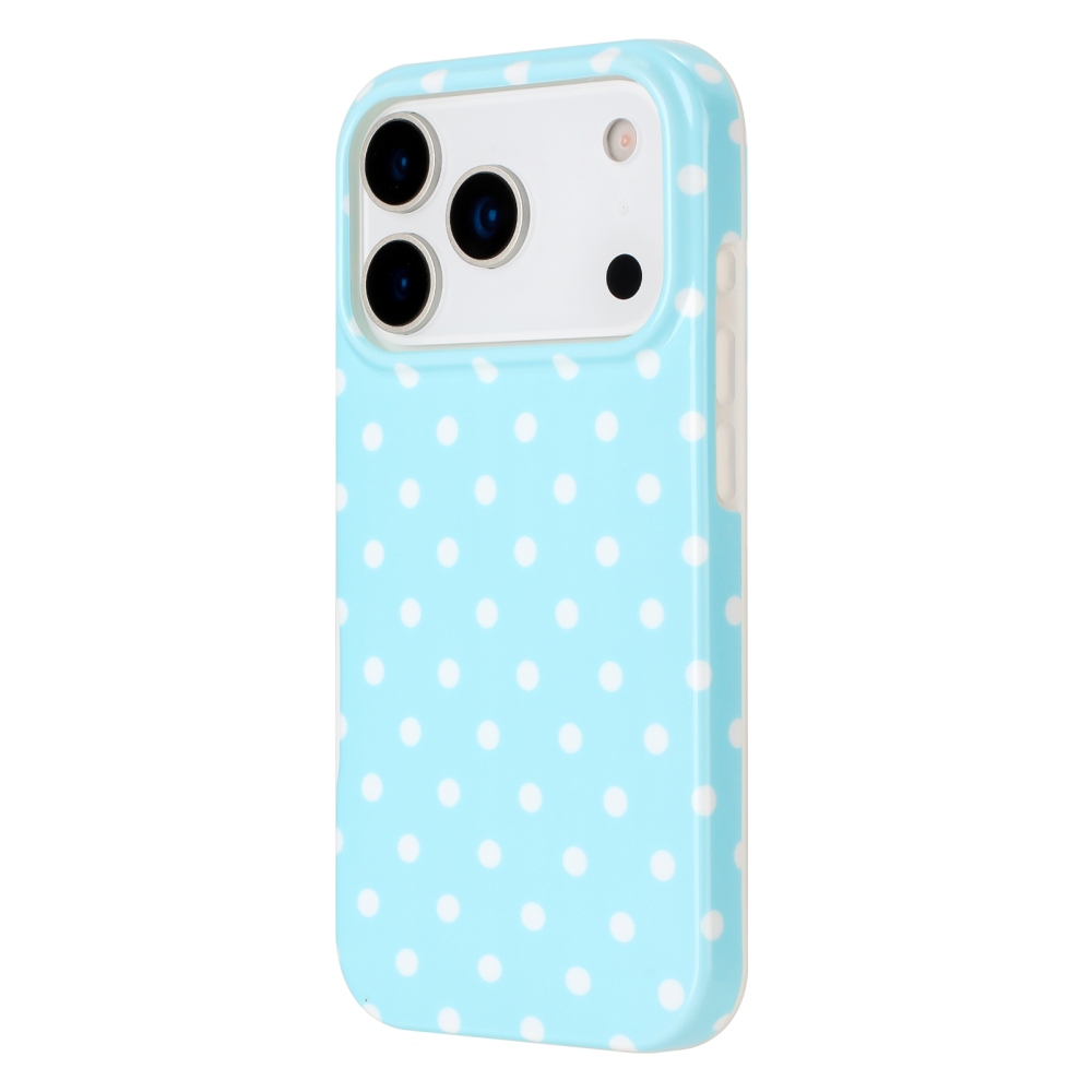 Dots gél tok iPhone 18 Pro Max/17 Pro Max mobiltelefonhoz – kék