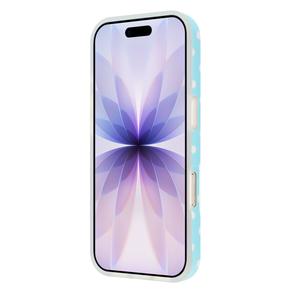 Dots gél tok iPhone 18 Pro Max/17 Pro Max mobiltelefonhoz – kék