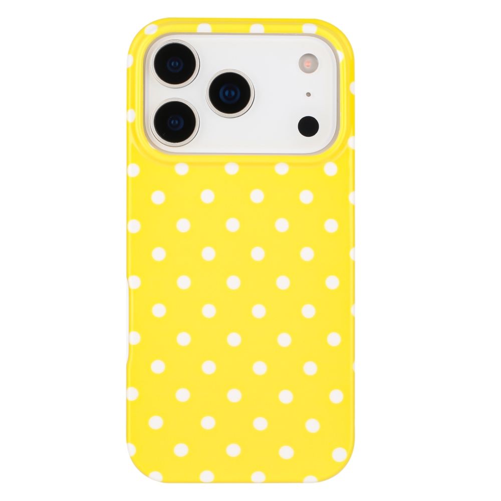Dots gél tok iPhone 18 Pro Max/17 Pro Max mobiltelefonhoz – sárga