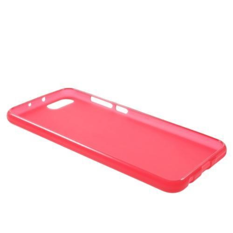 Dupla matt zselés tok Honor View 10 készülékhez - piros